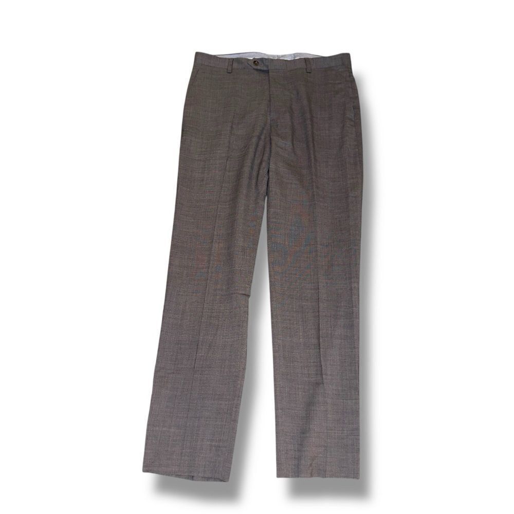 Joseph A. Bank Heather Gray Brrr Dress Pants Sz 34/32
